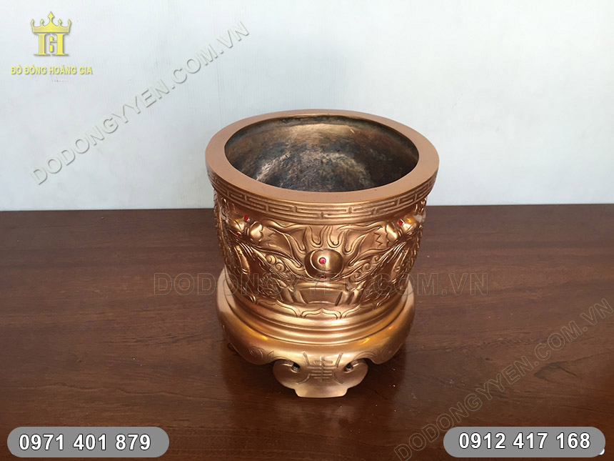 B&aacute;t Hương Đồng Rồng Chầu Mặt Nguyệt đường k&iacute;nh 20cm